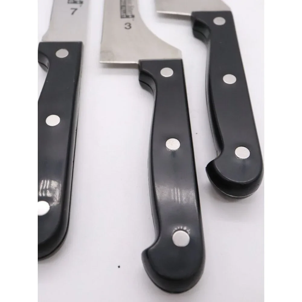 3 Ronco Six Star Knives - 3 Large Filet 7 Boning 8‎ Sportsman SS Full Tang